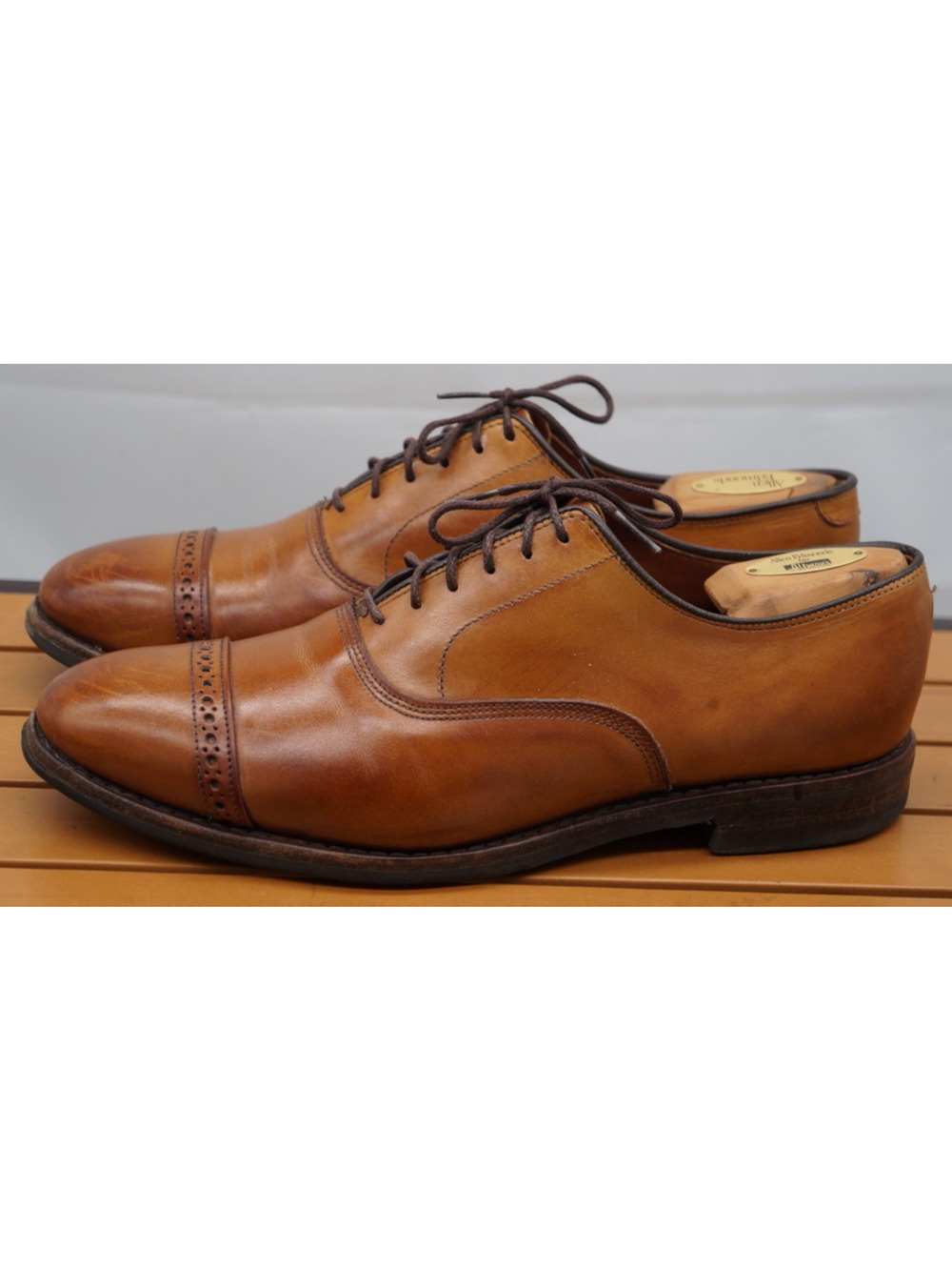 Allen Edmonds Port Washington 5th Ave Shoes Men Sz 10 D Dainite Soles Cap Toe